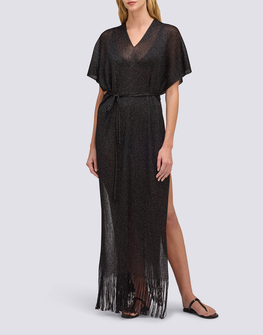 CAFTAN LONG AVEC COL V