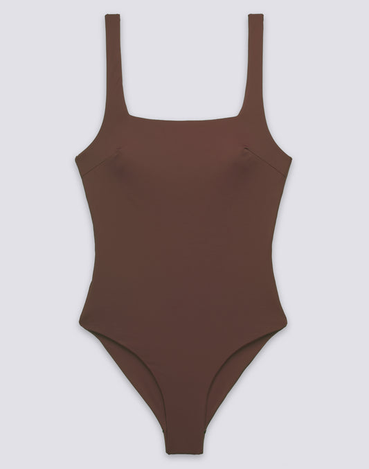 CHINE - MAILLOT DE BAIN ENTIER POUR FEMME AVEC ENCOLURE CARRÉE ET DÉCOLLETÉ PROFOND DANS LE DOS