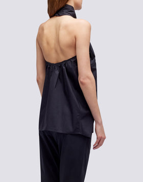 SOLID COLOR POPLIN TOP