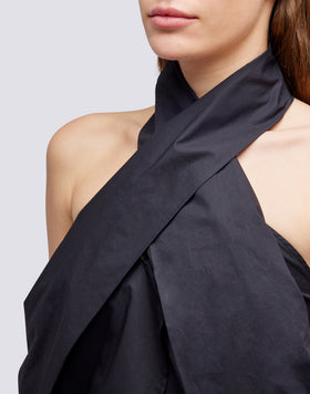 SOLID COLOR POPLIN TOP