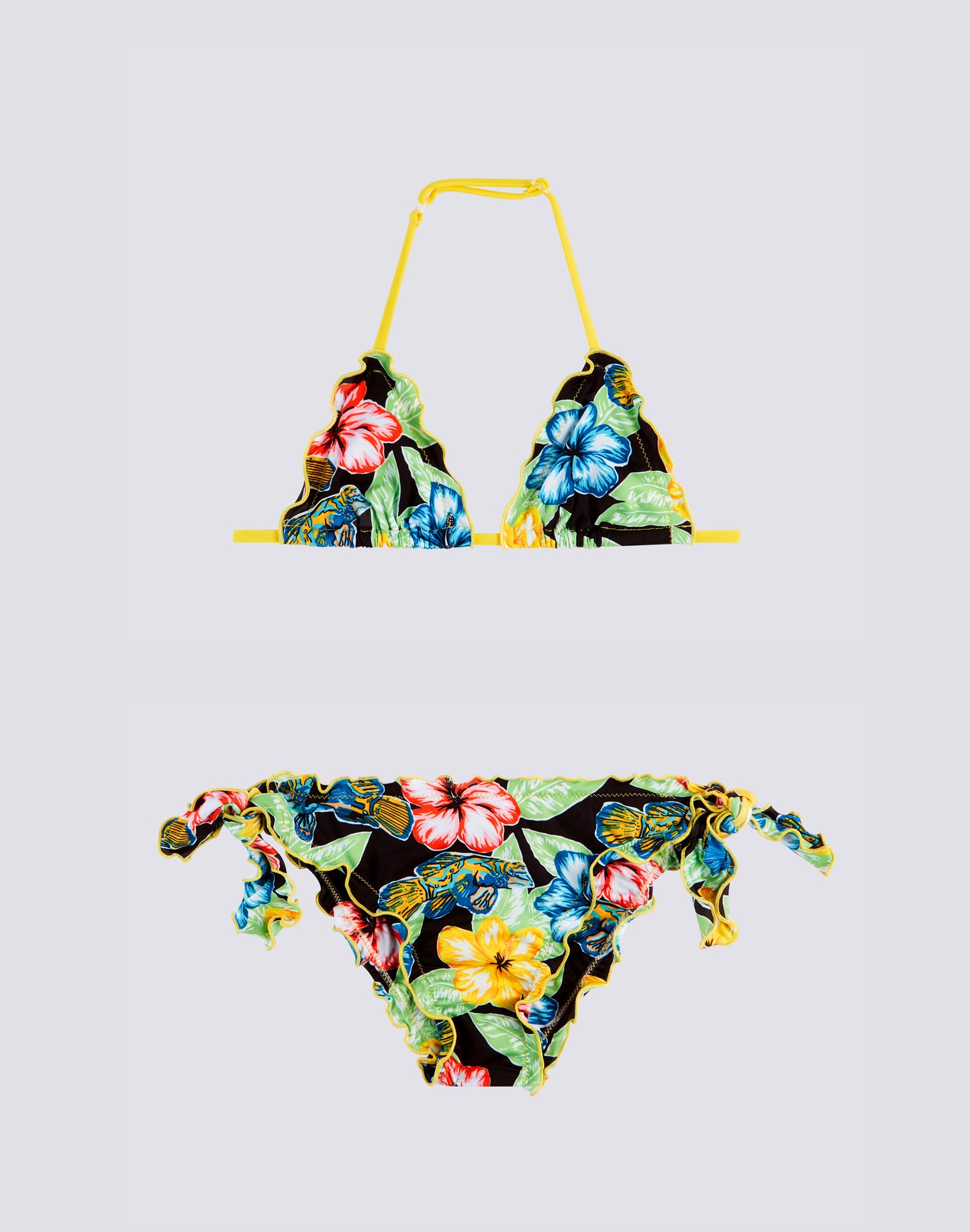 BIKINI NIÑA ESTAMPADO FLORAL ANIMAL FISH