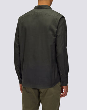 CAMISA DE HOMBRE DE MANGA LARGA DE ALGODÓN GABARDINA