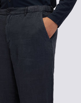PANTALON EN LIN SEMI-EXTENSIBLE