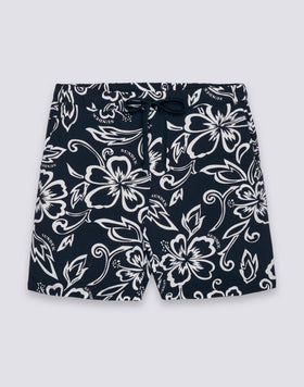 SHORT DE MARCHE EN POPLIN DE VISCOSE IMPRIMÉE POUR HOMME