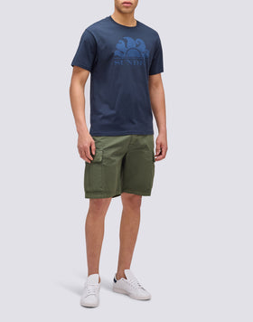 T-SHIRT MANICHE CORTE CON LOGO