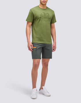T-SHIRT MANICHE CORTE CON LOGO