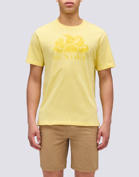 T-SHIRT MANICHE CORTE CON LOGO