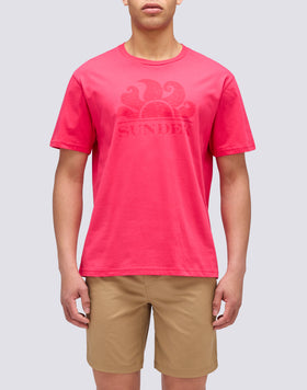 T-SHIRT MANICHE CORTE CON LOGO
