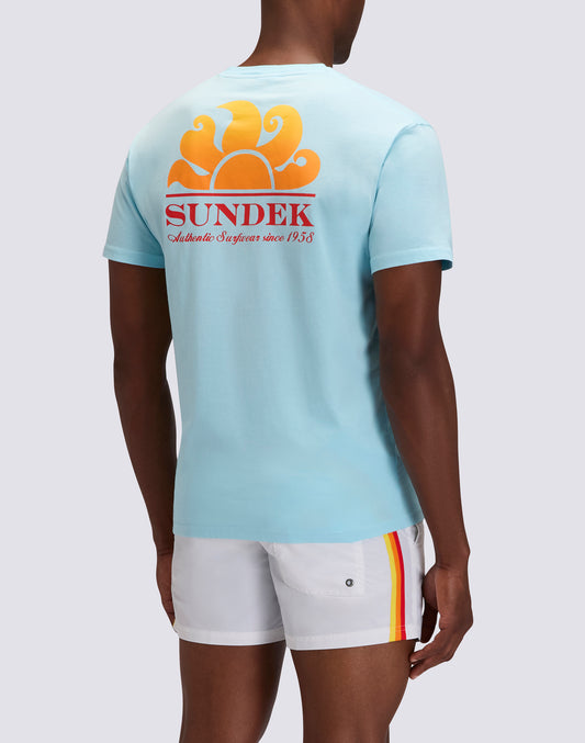 CAMISETA NEW HERBERT DE CUELLO REDONDO CON LOGOTIPO MAXI