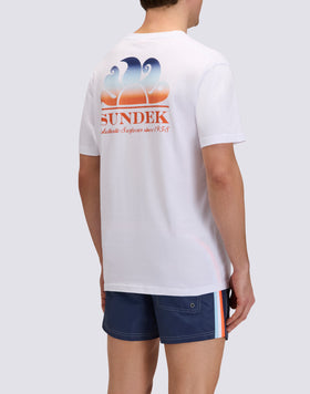 CAMISETA NEW HERBERT DE CUELLO REDONDO CON LOGOTIPO MAXI