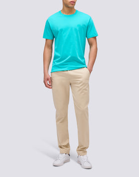 T-SHIRT À COL ROND AVEC LOGO