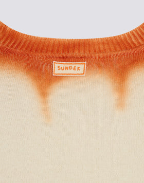 JERSEY DE CUELLO REDONDO UNISEX CON INCRUSTACIONES DE MOTIVOS FLORALES