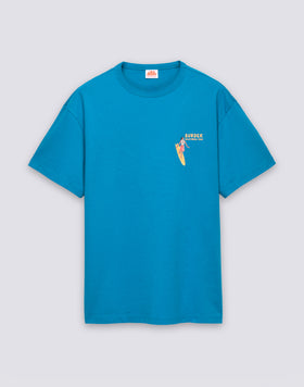 T-SHIRT HOMME À COL ROND AVEC IMPRIMÉ ET BRODERIE