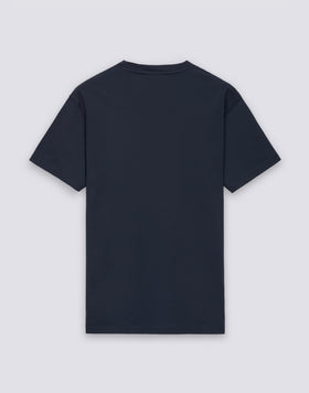 T-SHIRT UOMO A GIROCOLLO CON STAMPA LOGO VERTICALE