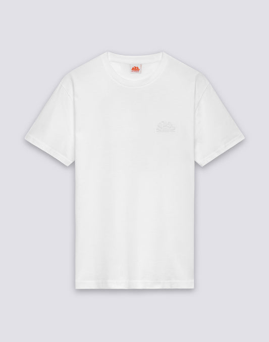MEN'S CREW NECK T-SHIRT WITH EMBOSSED LOGO