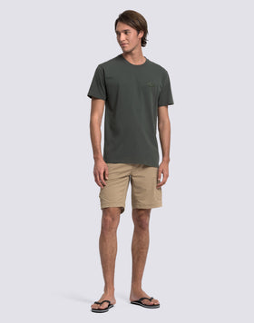 T-SHIRT UOMO A GIROCOLLO CON LOGO EMBOSSATO