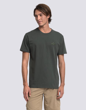 T-SHIRT UOMO A GIROCOLLO CON LOGO EMBOSSATO