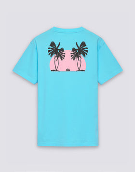 T-SHIRT POUR HOMME AVEC IMPRIMÉ TRIPPING PALM