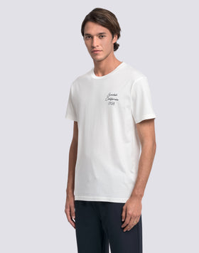 T-SHIRT HOMME À COL ROND AVEC BRODERIE SUNDEK CALIFORNIA 1958