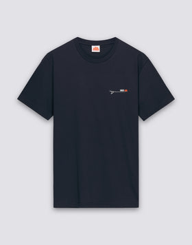 T-SHIRT HOMME À COL ROND AVEC IMPRIMÉ SURF VIEILLE SCHOOL