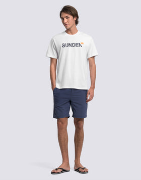 T-SHIRT UOMO A GIROCOLLO CON STAMPA ARCHIVE HIBISCUS