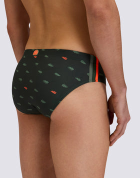 SLIP DE BAIN HOMME DIWALTER IMPRIMÉ MONOGRAM 2