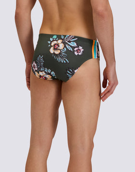 SLIP DE BAIN HOMME à MOTIF FLORAL
