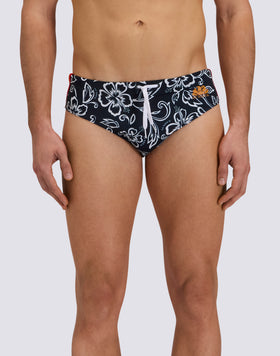 DIWALTER SWIM BRIEF WITH ARCHIVE HIBISCUS PRINT