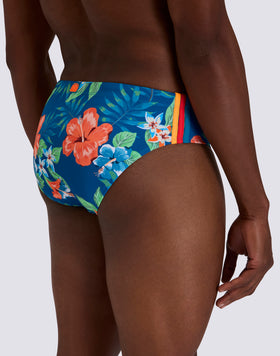 SLIP MARE UOMO DIWALTER CON STAMPA ISLAND BLISS