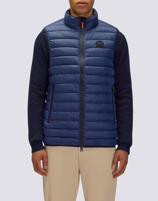 GILET DA UOMO IMBOTTITO CON COLLO IN PIEDI