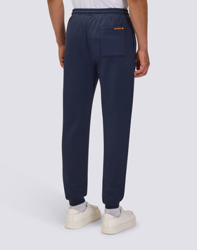 PANTALONI UOMO CON VITA ELASTICA IN INTERLOCK RICICLATO