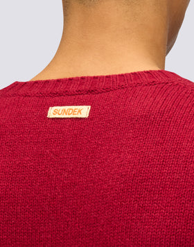JERSEY DE CUELLO REDONDO PARA HOMBRE DE LANA MERINO Y CACHEMIRA
