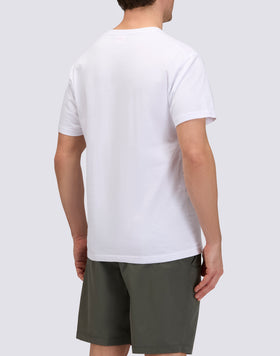 T-SHIRT CAPSULE MICROSTAMPA CON PALMA