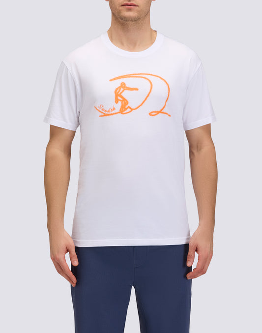 T-SHIRT CAPSULE STAMPA SURF E ONDA
