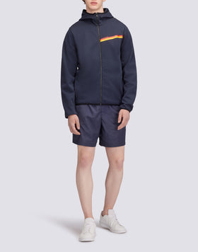 SUNDEK 1958 SUDADERA TRICOLOR CON CAPUCHA