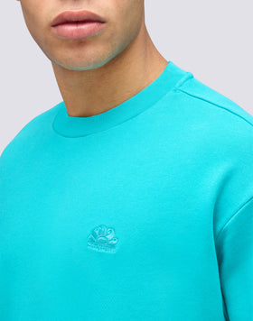 SWEAT-SHIRT À COL RAS DU COU AVEC LOGO BRODÉ