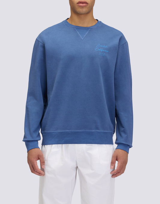 SWEAT-SHIRT HOMME À COL ROND TEIN EN PIÈCE