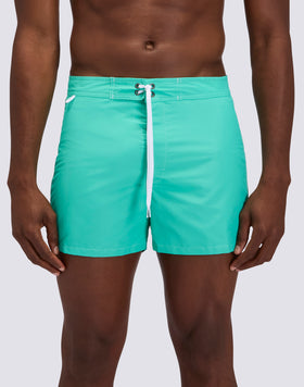 SHORT DE BAIN COURT TAILLE FIXE TAFFETA ICONIQUE