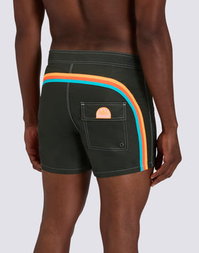 SHORT DE BAIN COURT TAILLE FIXE TAFFETA ICONIQUE