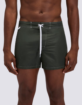 SHORT DE BAIN COURT TAILLE FIXE TAFFETA ICONIQUE