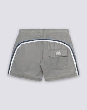 MAILLOT DE BAIN COURT À TAILLE ÉLASTIQUE CRINKLED