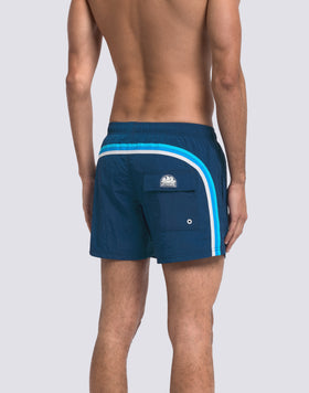 MAILLOT DE BAIN COURT TAILLE ÉLASTIQUÉE FROISSÉE