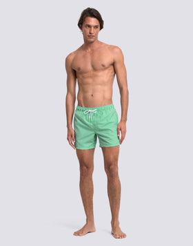 COSTUME DA BAGNO UOMO CORTO VITA ELASTICATA POLIESTERE RICICLATO REPREVE® CON STAMPA A RIGHE JUICY STRIPES CON RICAMO FRUTTA