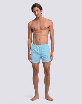 COSTUME DA BAGNO UOMO CORTO VITA ELASTICATA POLIESTERE RICICLATO REPREVE® CON STAMPA A RIGHE JUICY STRIPES CON RICAMO FRUTTA