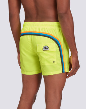 COSTUME DA BAGNO CORTO VITA ELASTICATA POLIESTERE RICICLATO REPREVE® FLUO