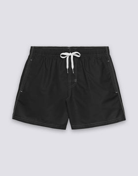 SHORT DE BAIN À TAILLE ÉLASTIQUE TAFFETA ICONIQUE