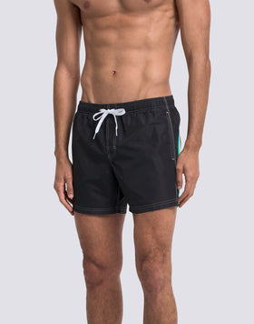 SHORT DE BAIN À TAILLE ÉLASTIQUE TAFFETA ICONIQUE