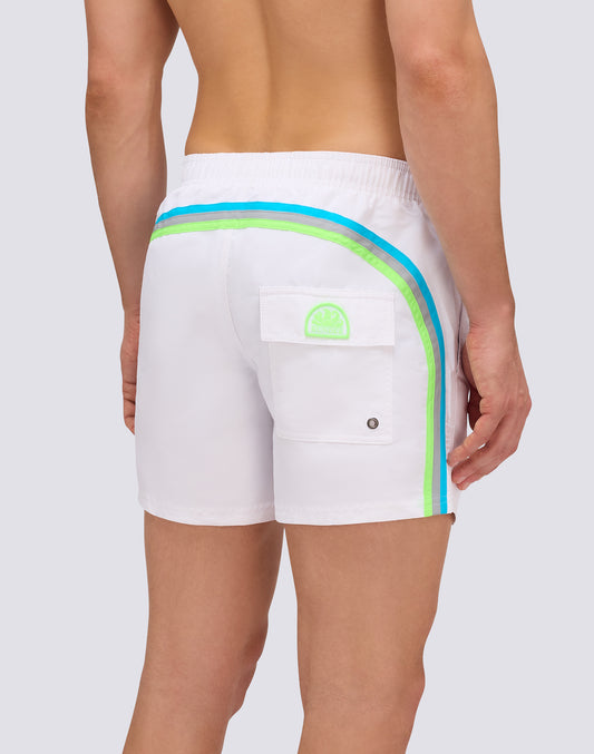 BAÑADOR CORTO CON CINTURA ELÁSTICA ICONIC TAFFETA