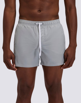 ICONIC TAFFETA SHORT SWIMSUIT WITH ELASTICATED WAIST