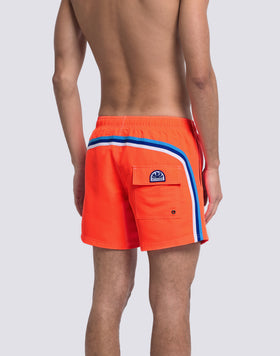 SHORT DE BAIN À TAILLE ÉLASTIQUE TAFFETA ICONIQUE